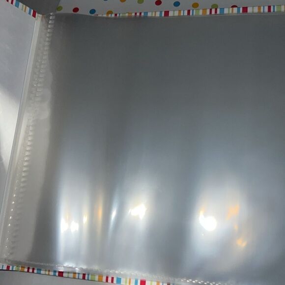 Stripes and Dots set of 2 Scrapbook Album 10 Pages 7”x7” NEW - Picture 3 of 6